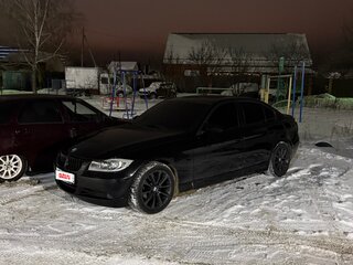 2006 BMW 3 серии 320i V (E90/E91/E92/E93), чёрный, 930000 рублей, вид 2