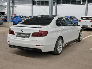 2014 BMW 5 серии Long 520Li VI (F10/F11/F07) Рестайлинг, белый, 1670000 рублей, вид 5