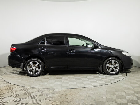 2008 Toyota Corolla X (E140, E150), чёрный, 559585 рублей, вид 4