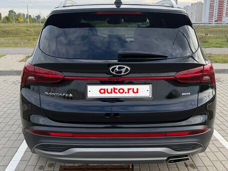 2023 Hyundai Santa Fe IV Рестайлинг, чёрный, 3200000 рублей, вид 4