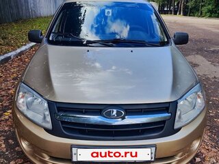 2013 Lada (ВАЗ) Granta I, серебристый, 450000 рублей, вид 2
