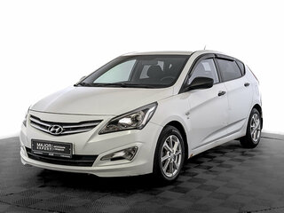 2014 Hyundai Solaris I Рестайлинг, белый, 1080000 рублей, вид 1
