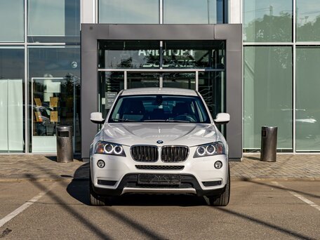 2012 BMW X3 20i xDrive II (F25), белый, 1795000 рублей, вид 2