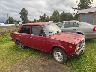 2007 Lada (ВАЗ) 2107, красный, 100000 рублей, вид 3
