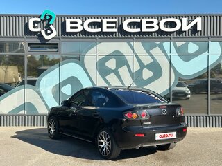 2006 Mazda 3 I (BK) Рестайлинг, чёрный, 596000 рублей, вид 3