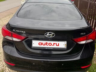 2015 Hyundai Elantra V (MD) Рестайлинг, чёрный, 1250000 рублей, вид 4