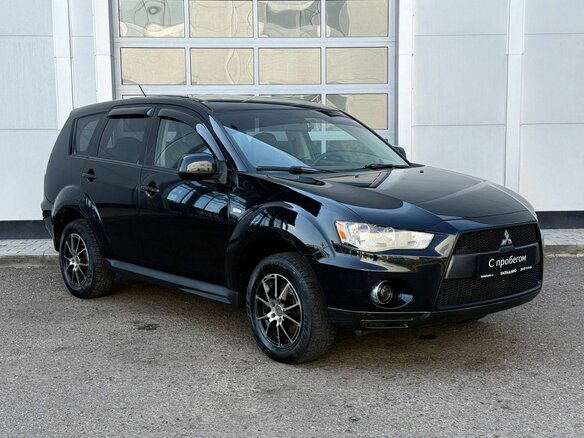 2011 Mitsubishi Outlander II Рестайлинг, чёрный - вид 6