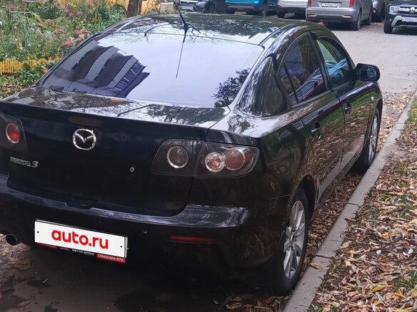 2007 Mazda 3 I (BK) Рестайлинг, чёрный, 500000 рублей - вид 2