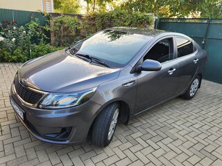 2012 Kia Rio III, серый, 754000 рублей, вид 4