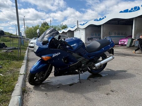 2004 Kawasaki ZZR 600, синий, 250000 рублей, вид 2