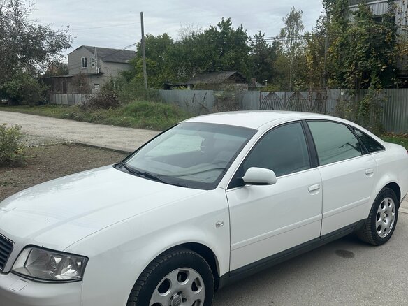 2002 Audi A6 II (C5) Рестайлинг, белый, 540000 рублей - вид 1