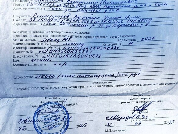 2024 Jilang M12, синий, 80000 рублей - вид 10