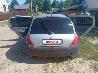 2001 Renault Clio II Рестайлинг, серебристый, 160000 рублей, вид 4