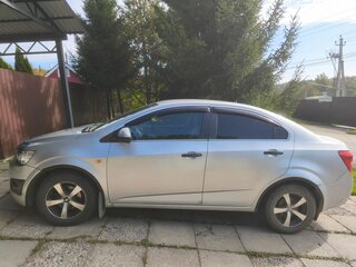 2012 Chevrolet Aveo II, серебристый, 610000 рублей, вид 4