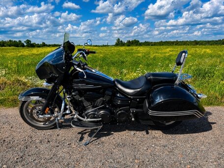 2008 Yamaha XV 1900, чёрный, 1150000 рублей, вид 2