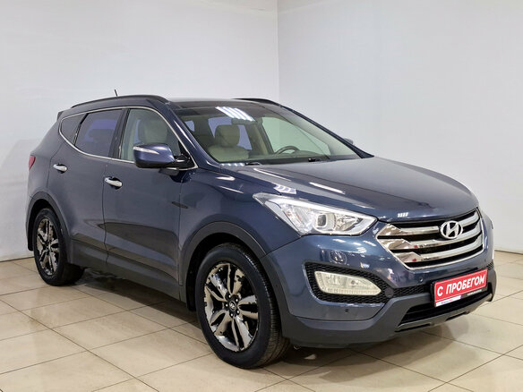 2012 Hyundai Santa Fe III, синий, 1665000 рублей - вид 2