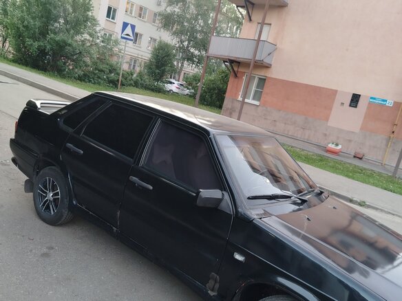 2008 Lada (ВАЗ) 2115, чёрный, 165000 рублей - вид 7