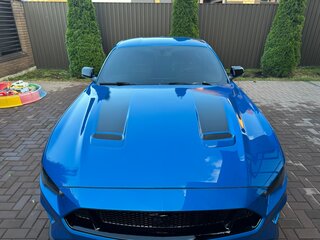 2020 Ford Mustang VI Рестайлинг, синий, 3490000 рублей, вид 5