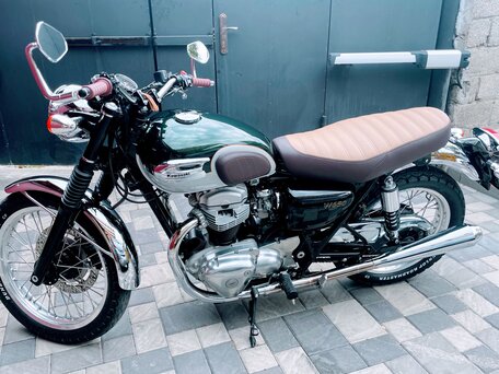 2006 Kawasaki W 650, зелёный, 640000 рублей, вид 1