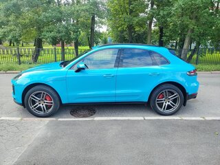 2020 Porsche Macan S I Рестайлинг, синий, 4800000 рублей, вид 5