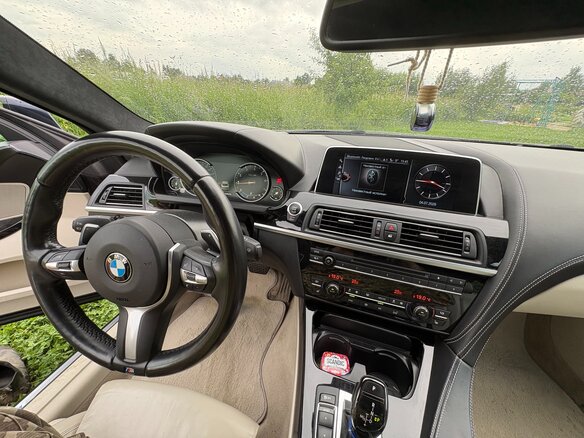 2016 BMW 6 серии 640i xDrive III (F06/F13/F12) Рестайлинг, чёрный - вид 14