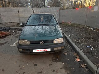 1997 Volkswagen Golf III, зелёный, 70000 рублей, вид 1