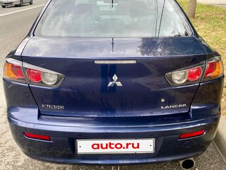 2008 Mitsubishi Lancer X, синий, 850000 рублей, вид 4