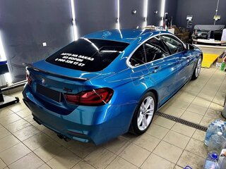 2020 BMW 4 серии Gran Coupe 420i F32/F33/F36 Рестайлинг, голубой, 4350000 рублей, вид 4