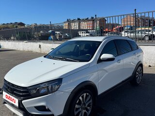 2018 Lada (ВАЗ) Vesta SW Cross I, белый, 1000000 рублей, вид 1