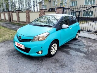 2012 Toyota Vitz III (XP130), голубой, 799000 рублей, вид 1
