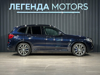 2021 BMW X3 30d xDrive III (G01), чёрный, 5455000 рублей, вид 3