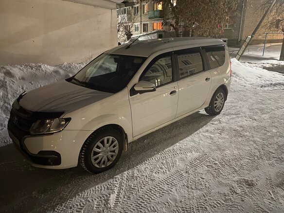 2024 Lada (ВАЗ) Largus I Рестайлинг, белый, 1350000 рублей - вид 4