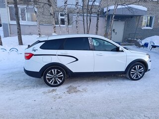2021 Lada (ВАЗ) Vesta SW Cross I, белый, 1370000 рублей, вид 3