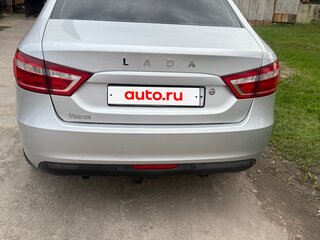 2017 Lada (ВАЗ) Vesta I, серебристый, 670000 рублей, вид 2