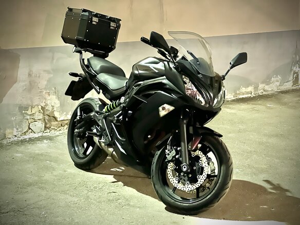 2016 Kawasaki ER-6F (Ninja 650R), чёрный, 500000 рублей - вид 5