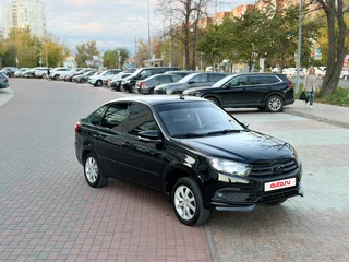 2018 Lada (ВАЗ) Granta I Рестайлинг, чёрный, 539000 рублей, вид 2