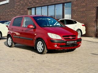 2007 Hyundai Getz I Рестайлинг, красный, 489990 рублей, вид 1
