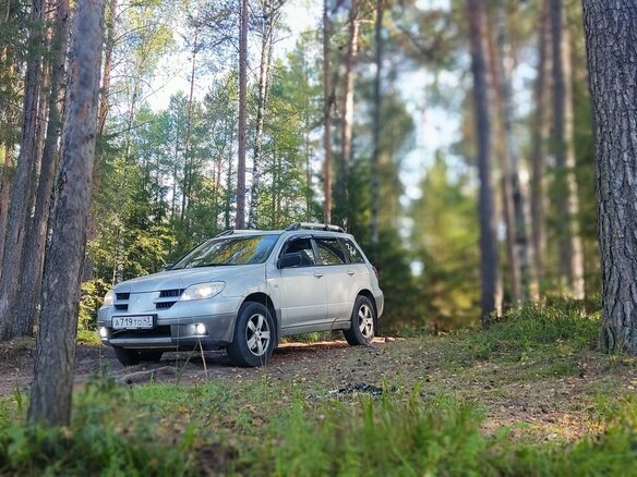 2007 Mitsubishi Outlander I, серебристый, 650000 рублей - вид 10