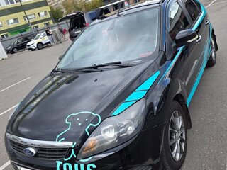 2010 Ford Focus II Рестайлинг, чёрный, 700000 рублей, вид 3