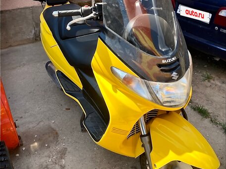 1999 Suzuki Burgman (SkyWave) 250, жёлтый, 220000 рублей, вид 1