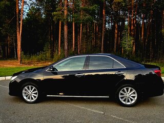 2014 Toyota Camry VII (XV50), чёрный, 1950000 рублей, вид 5