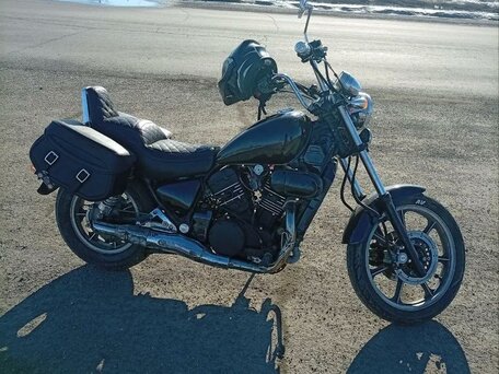 1987 Kawasaki VN750 Vulcan, чёрный, 207000 рублей, вид 2
