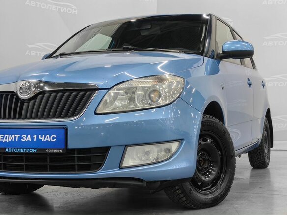 2013 Skoda Fabia II Рестайлинг, голубой, 670000 рублей - вид 23