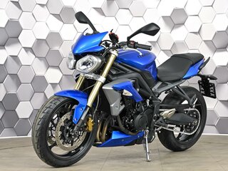 2013 Triumph Street Triple, синий, 599000 рублей, вид 2