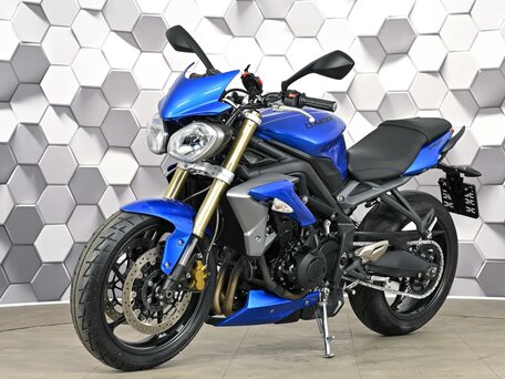 2013 Triumph Street Triple, синий, 599000 рублей, вид 2