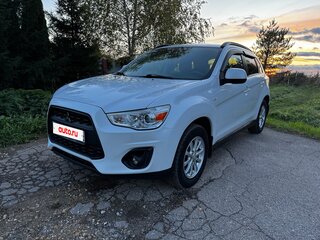 2014 Mitsubishi ASX I Рестайлинг, белый, 1300000 рублей, вид 2