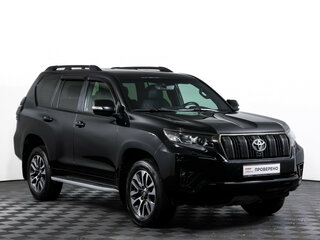 2021 Toyota Land Cruiser Prado 150 Series Рестайлинг 3, чёрный, 5862000 рублей, вид 3