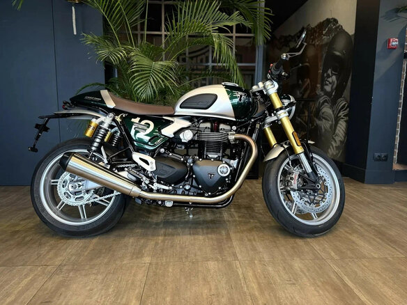 2026 Triumph Speed Twin, зелёный, 2500000 рублей - вид 11
