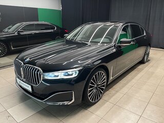2019 BMW 7 серии 730d xDrive VI (G11/G12) Рестайлинг, чёрный, 5800000 рублей, вид 3