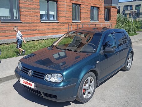 2003 Volkswagen Golf IV, синий, 380000 рублей, вид 3